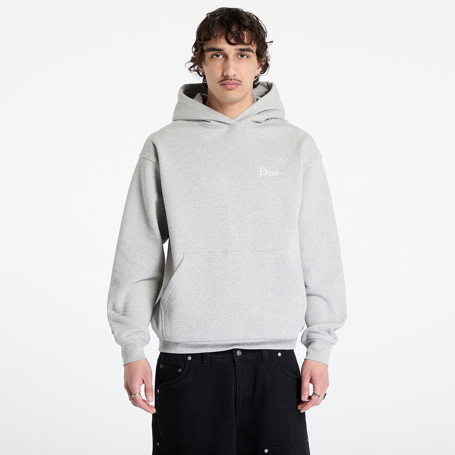 Mikina Dime DIME Classic Small Logo Hoodie Šedá | DIME2SP2533GRY, 0