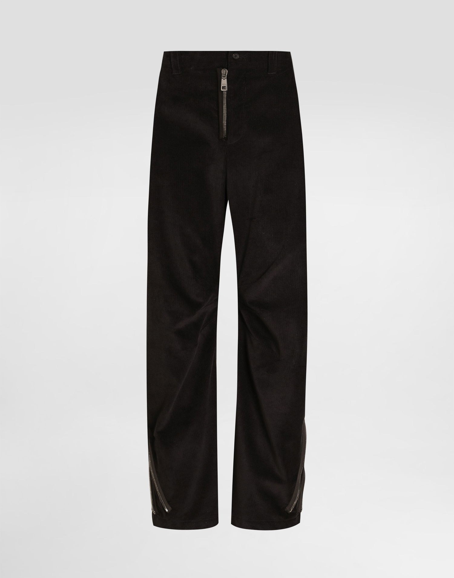 Nohavice Dolce & Gabbana Dolce & Gabbana Corduroy Cargo Trousers Čierna | GP15VTFUVETM0682, 0
