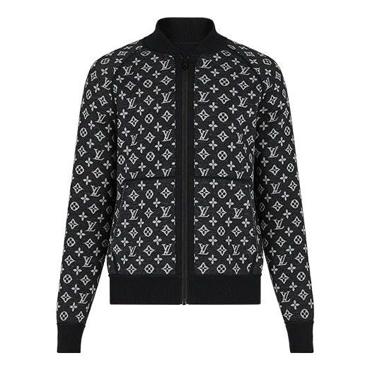 Mikina Louis Vuitton Printing Long Sleeves Jacket Čierna | 1A8HCS