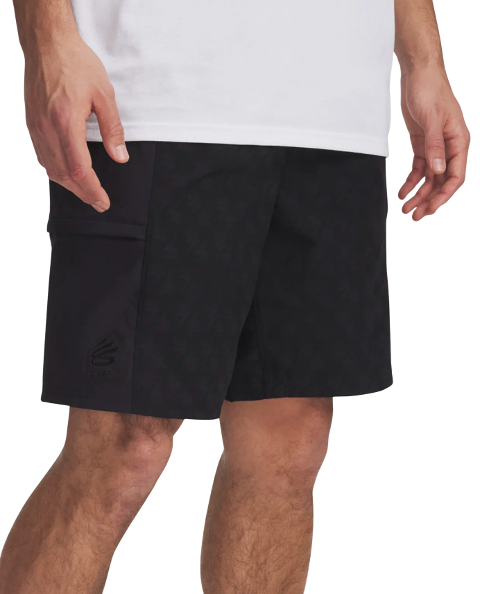 Šortky Under Armour Curry Woven Short Čierna | 1390347-001