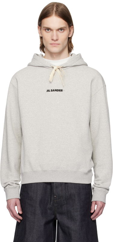 Mikina Jil Sander Jil Sander + Logo Hoodie Šedá | J47GU0129_J20010, 0
