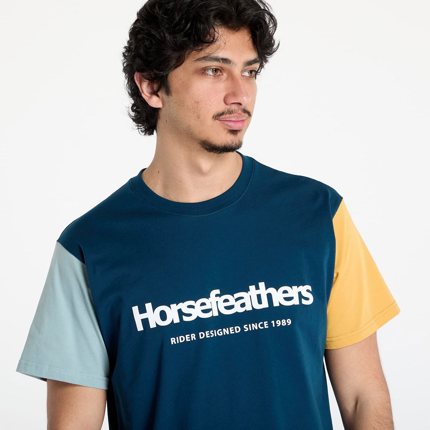 Tričko Horsefeathers Horsefeathers Quarter T-Shirt Navy | SM1178Z, 1
