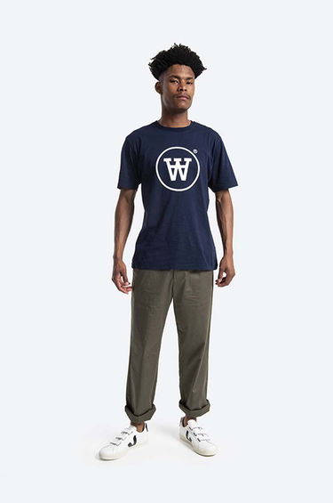 Tričko WOOD WOOD T-Shirt With Print Modrá | 10125701.2222, 1
