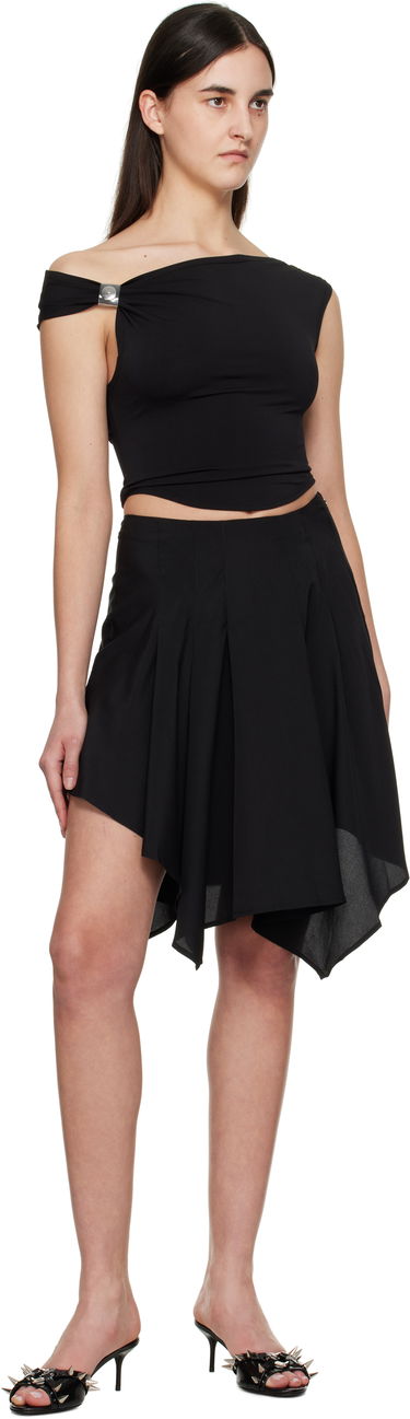 Sukňa Miaou Miaou Ty Asymmetrical Midi Skirt Čierna | 4072GGTBLK, 3