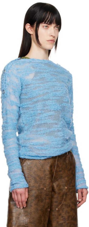Sveter Andersson Bell Andersson Bell Fifi Button Knit Sweater Modrá | atb1261w, 1