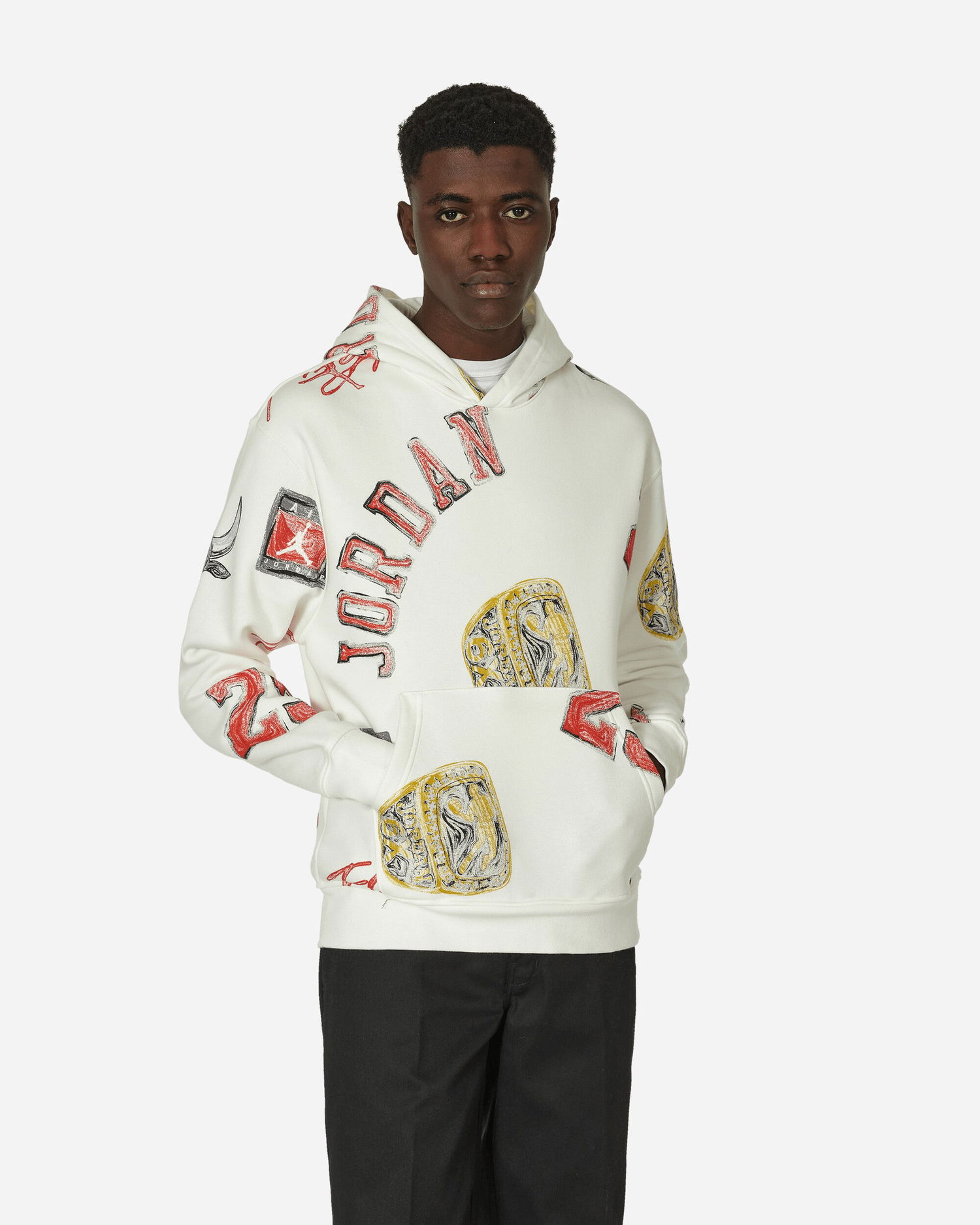 Mikina Jordan Brooklyn Fleece Hooded White Biela | FN4545-133, 0