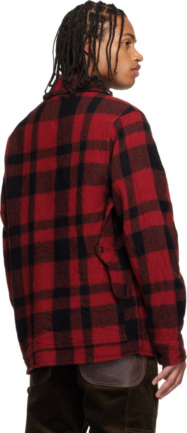 Bunda Junya Watanabe Junya Watanabe Filson Felted Check Jacket Červená | WP-J009-051, 2