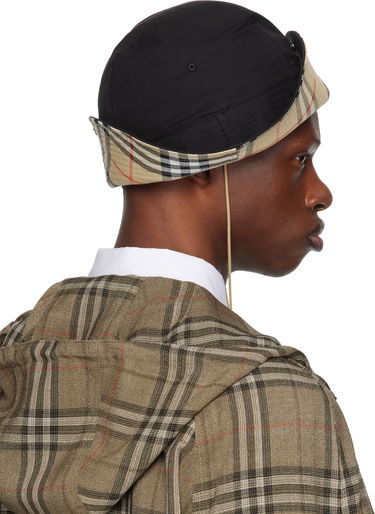 Klobúk Burberry Burberry Check Brim Gabardine Bucket Hat Béžová | 8112364, 2