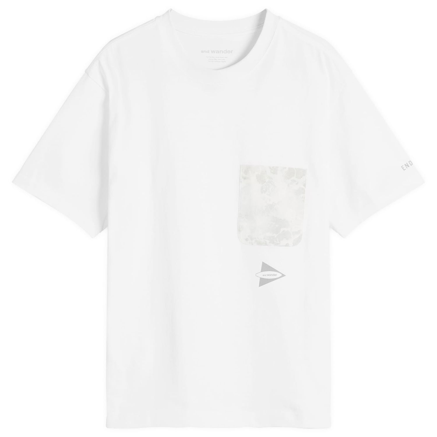 Tričko and wander and wander Print Pocket T-Shirt, Size Large Biela | 5745184526-030, 1