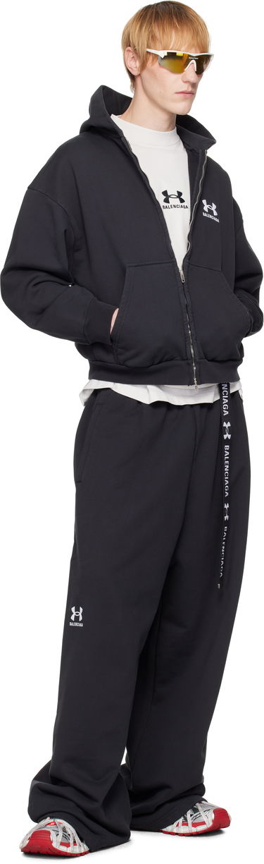 Mikina Balenciaga Under Armour Edition Zip Hoodie Čierna | 803264TRVB8, 3