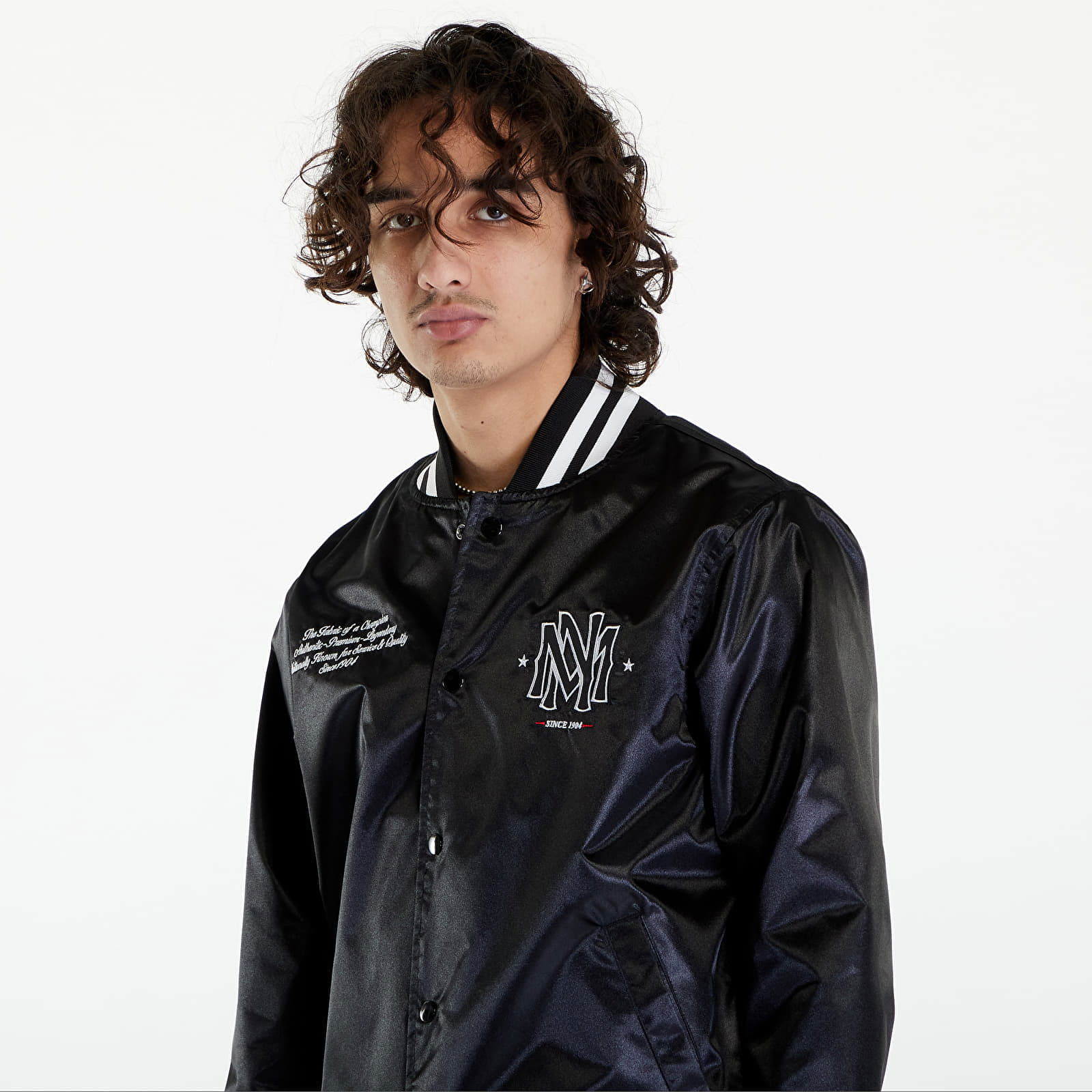 Branded 1904 Satin Jacket Black