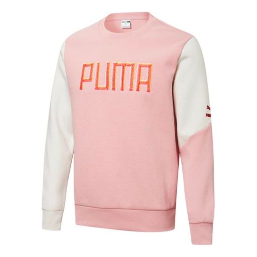 Sveter Puma Embroidered Sweatshirt Ružová | 532180-14