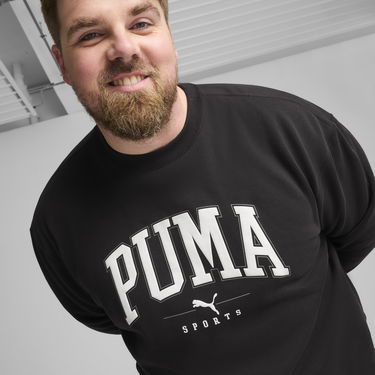 Mikina Puma SQUAD Men's Crewneck Sweatshirt Čierna | 681794_01, 4