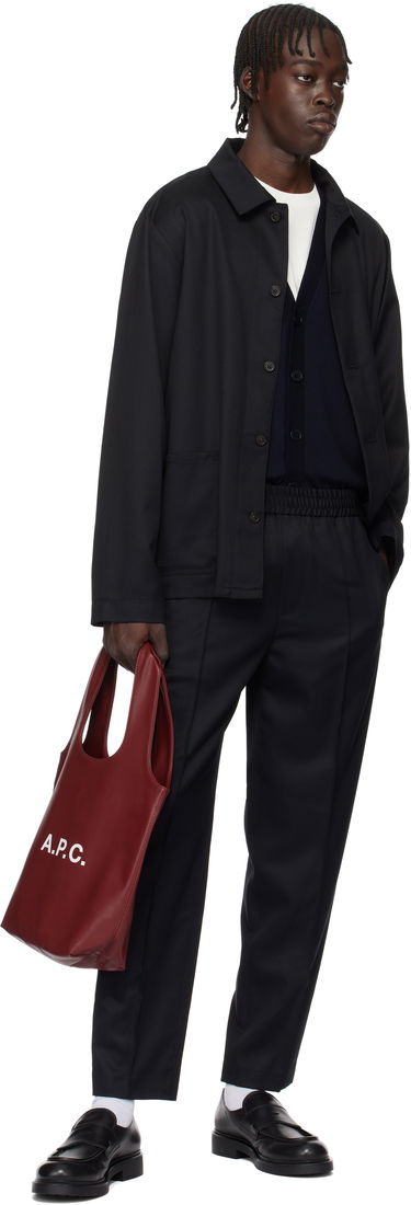 Nohavice A.P.C. Pieter Trousers Navy | WOAPO-H08394, 3