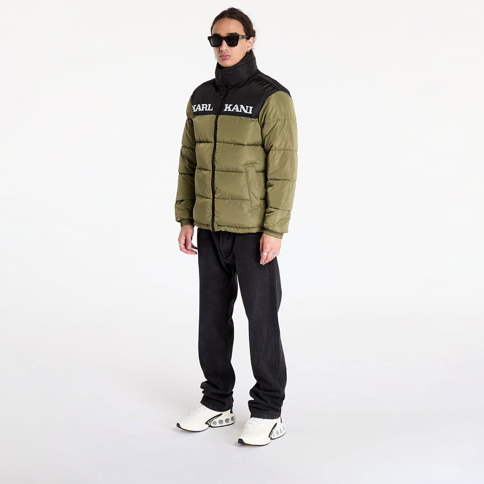 Jacket Retro Essential Puffer Jacket Olive L