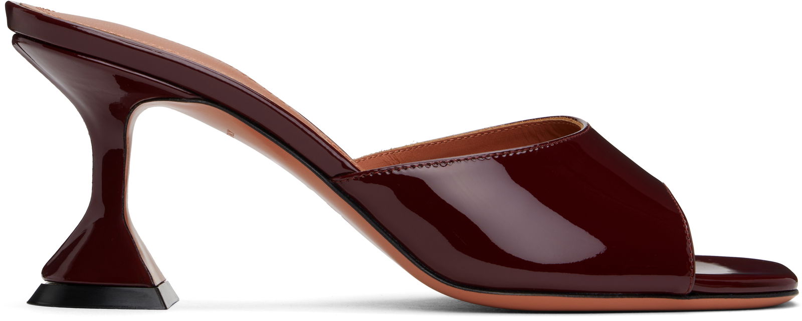 Amina Muaddi Lupita 70 Heeled Patent Leather Sandals