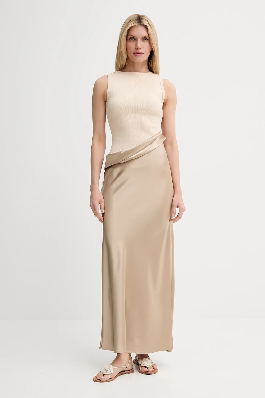 Sukňa Nanushka Nanushka COBEE Maxi Skirt Béžová | NW25SSDR21175, 0