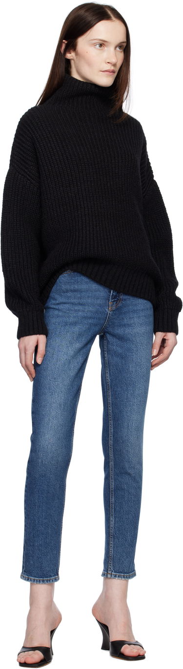 Sveter Anine Bing Sydney Knit Turtleneck Sweater Čierna | A-09-0102-000, 3