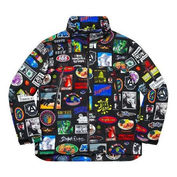 Prešívaná bunda Supreme Stickers Shell Jacket Rôznofarebný | SUP-SS21-421, 0