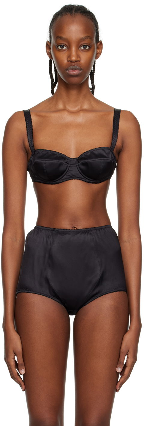 Podprsenka Dolce & Gabbana Black Balconette Bra Čierna | O1A12T FUAD8, 0
