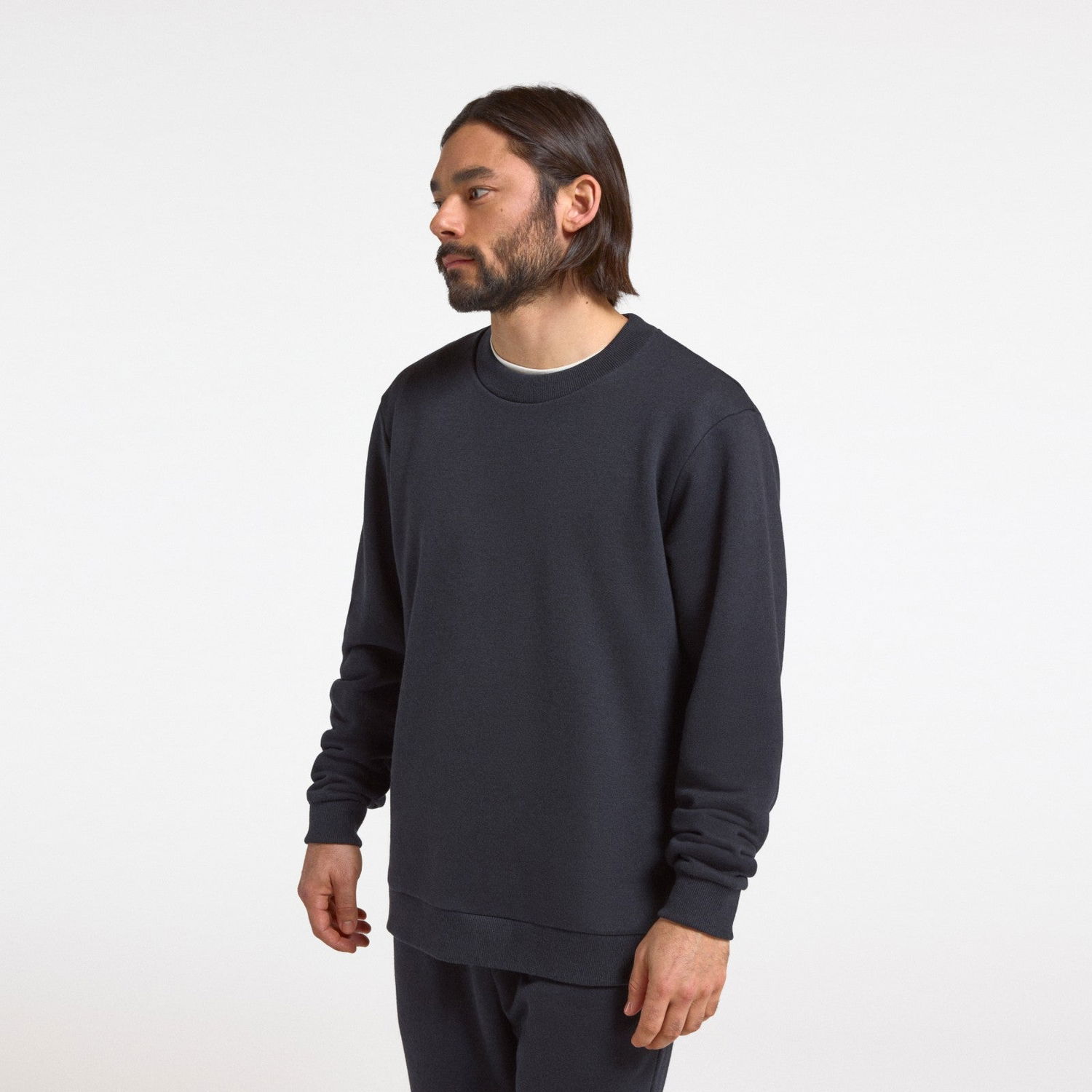 Sveter Allbirds Merino Blend Sweatshirt, Size Small Čierna | A11218M, 0