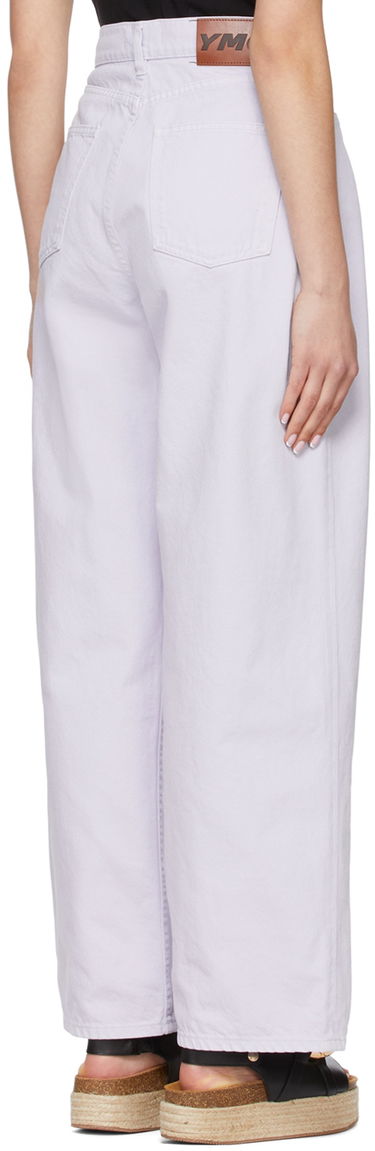 Džínsy YMC YMC Papa Wide Leg Jeans Fialová | Q4SAO, 2