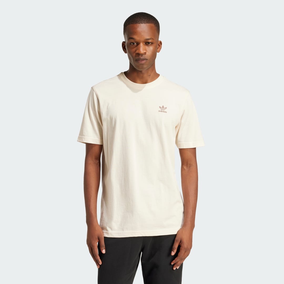 Tričko adidas Performance Trefoil Essentials T-Shirt Béžová | JC9991, 0
