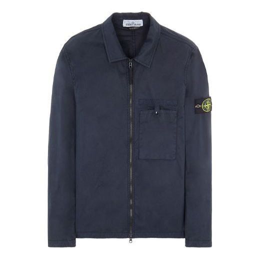 Košeľa Stone Island Stone Island Overshirt Modrá | 761512619-V0020, 0