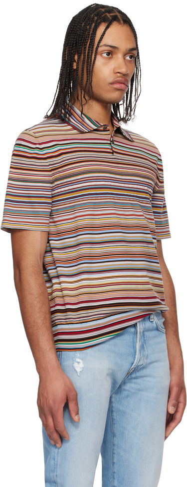 Polo tričko Paul Smith Paul Smith Signature Stripe Knitted Polo Rôznofarebný | M1R-270Y-P02682, 1