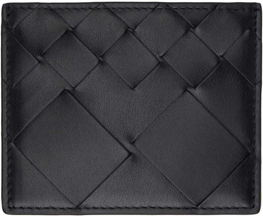 Peňaženka Bottega Veneta Intrecciato Card Holder Čierna | 778031-V3R53, 0