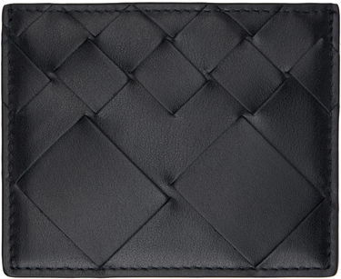 Peňaženka Bottega Veneta Intrecciato Card Holder Čierna | 778031-V3R53, 0