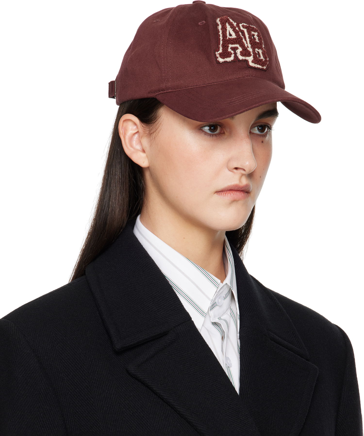 Šiltovka Anine Bing Anine Bing Letterman Jeremy Baseball Cap Vínová | A-12-10270-RED4, 1