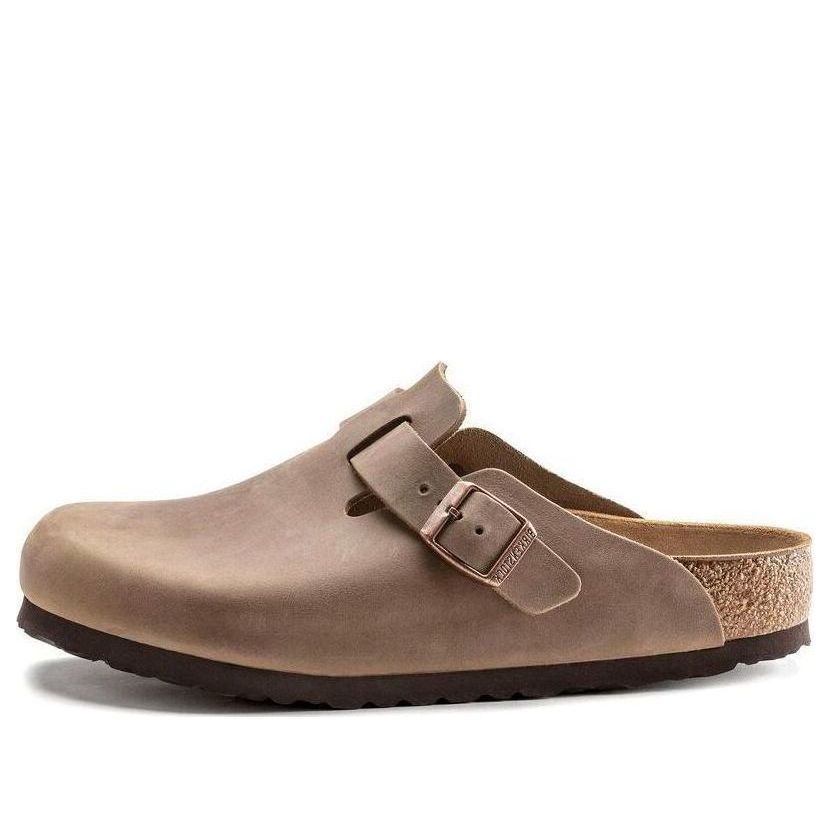 Tenisky a topánky Birkenstock Boston Narrow Oiled Leather Clogs Hnedá | 0960813, 0