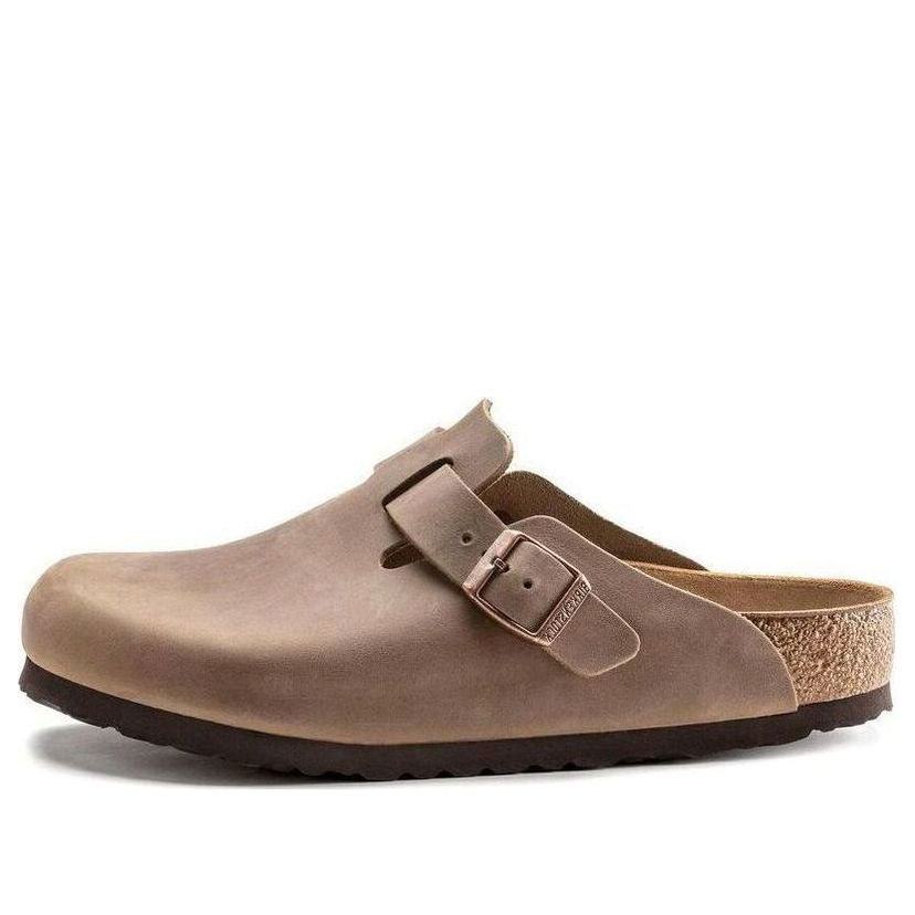 Tenisky a topánky Birkenstock Boston Narrow Oiled Leather Clogs Hnedá | 0960813