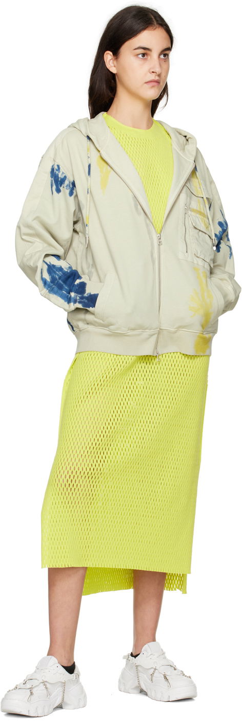 Feng Chen Wang Tie-Dye Zip Hoodie