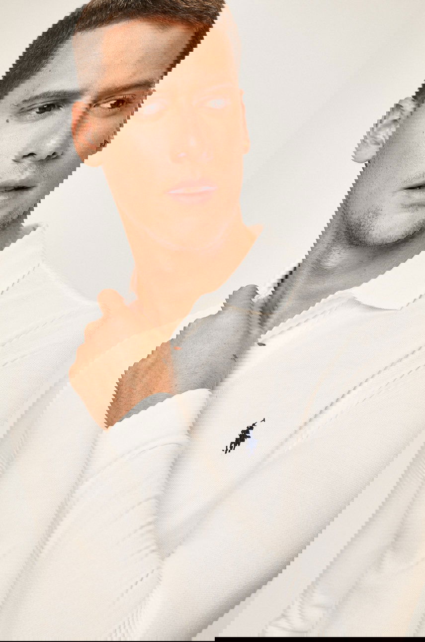 Long Sleeve Slim Fit Polo