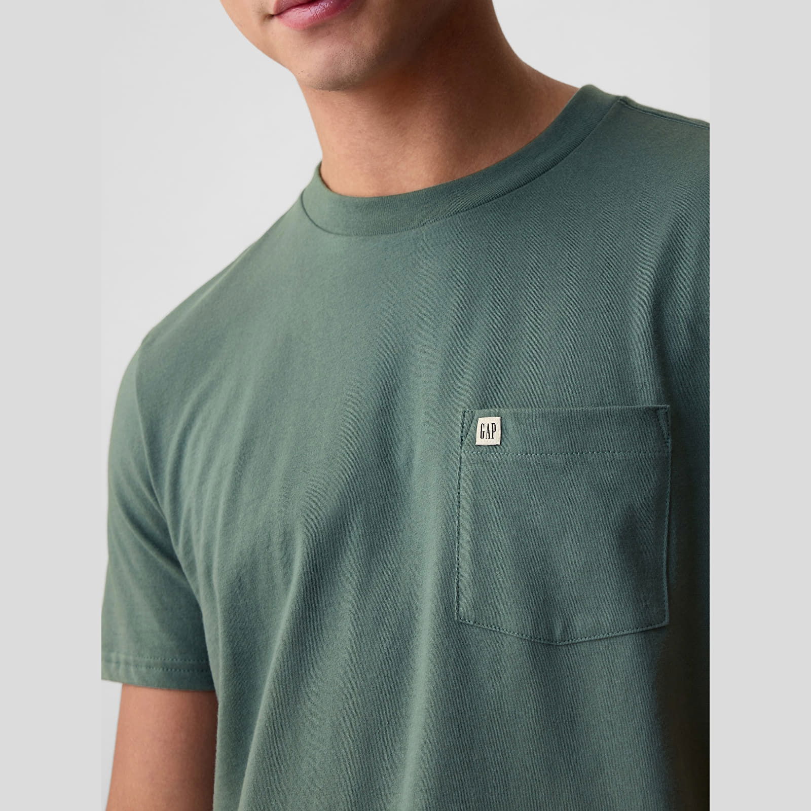 T-shirt Logo Pocket Tee Dark Forest S