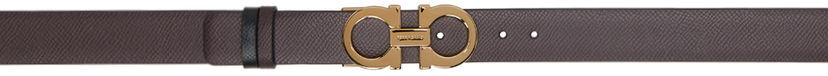 Opasok FERRAGAMO Ferragamo Reversible Gancini Belt Šedá | 23A565 - 759448
