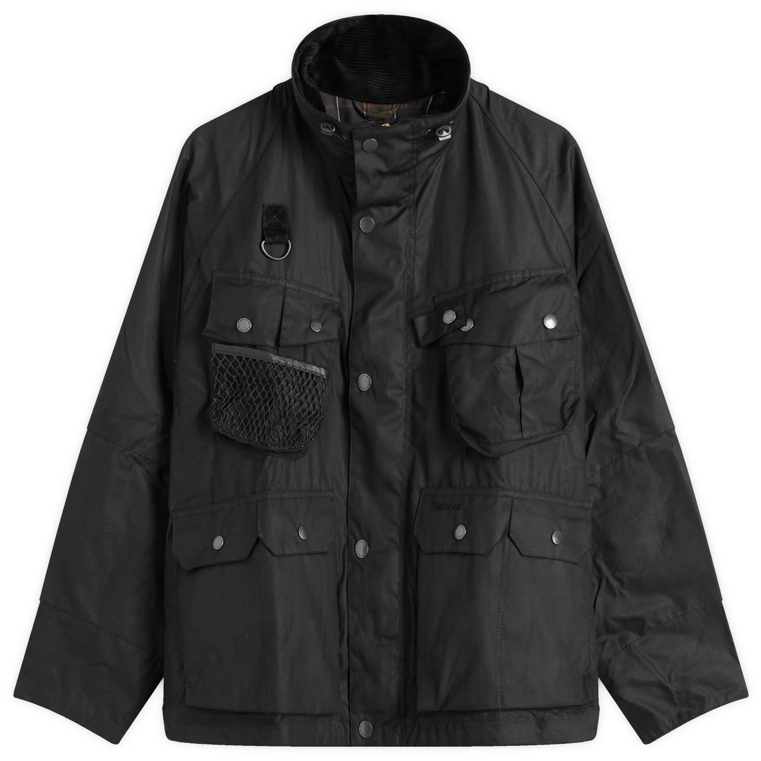 Bunda Barbour Heritage + Modified Dryfly Wax Jacket Čierna | MWX2337BK11, 0