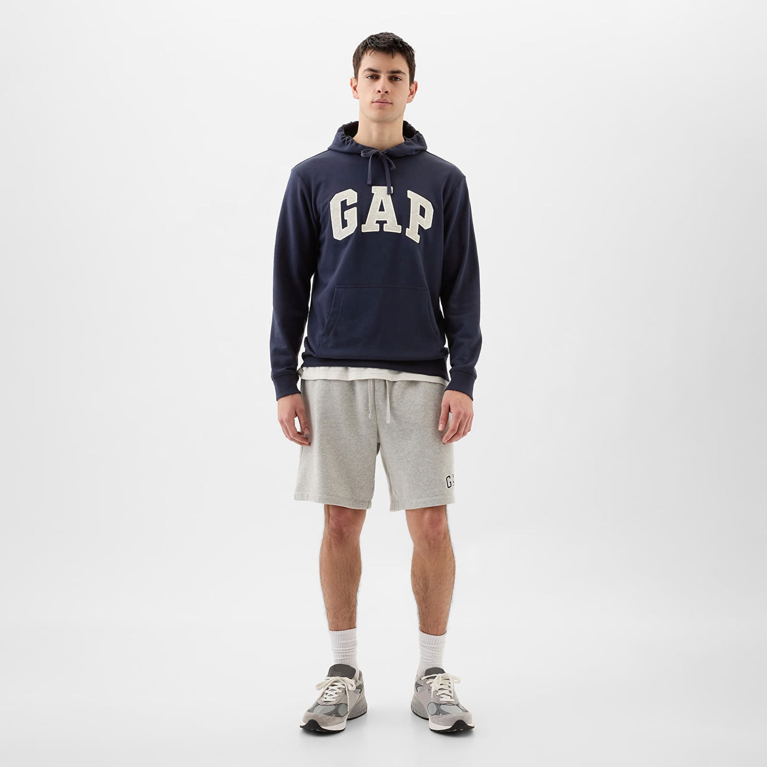 Mikina GAP French Terry Pullover Logo Hoodie Tapestry Navy Navy | 868453-01, 1