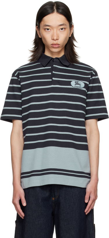 Polo tričko Burberry Burberry Index Stripe Polo Čierna | 8110595, 0