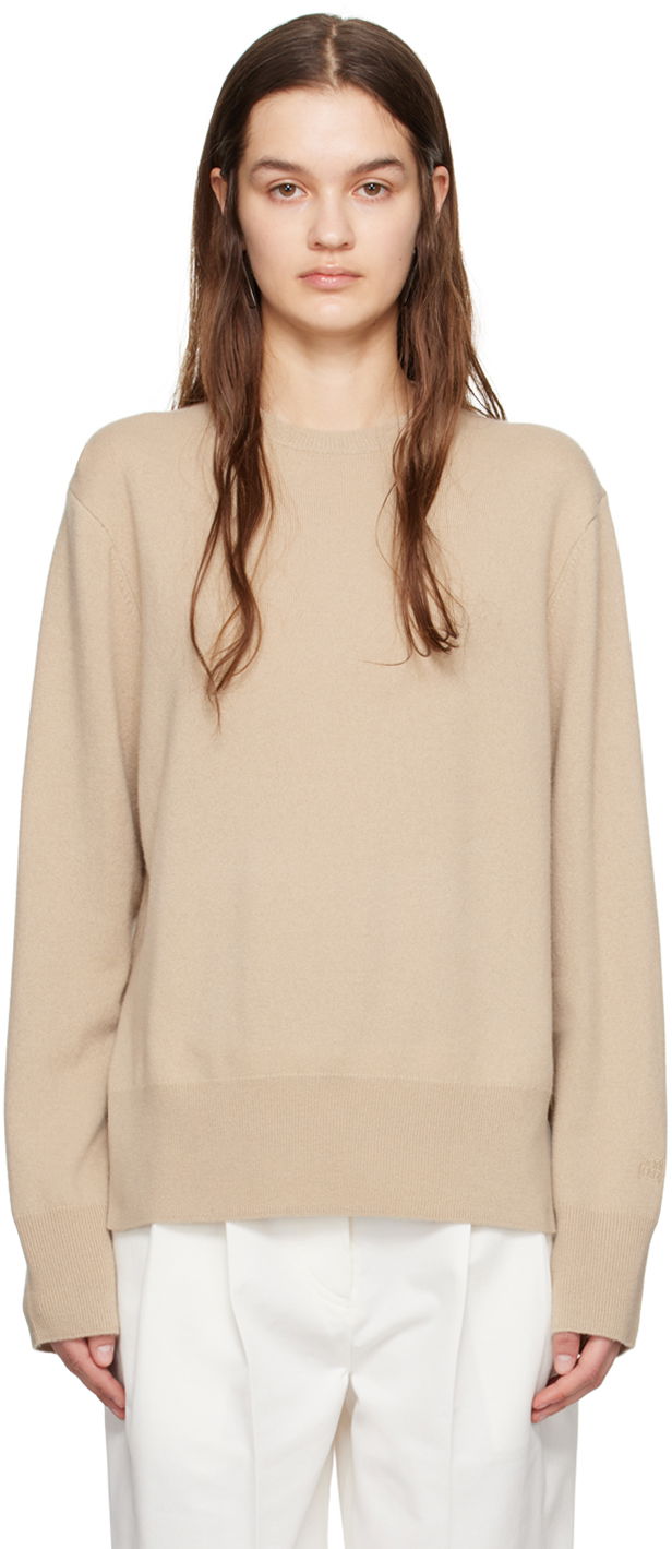 Sveter TOTEME Crewneck Relaxed-Fit Sweater Béžová | 242-WRT1734-YA0016, 0