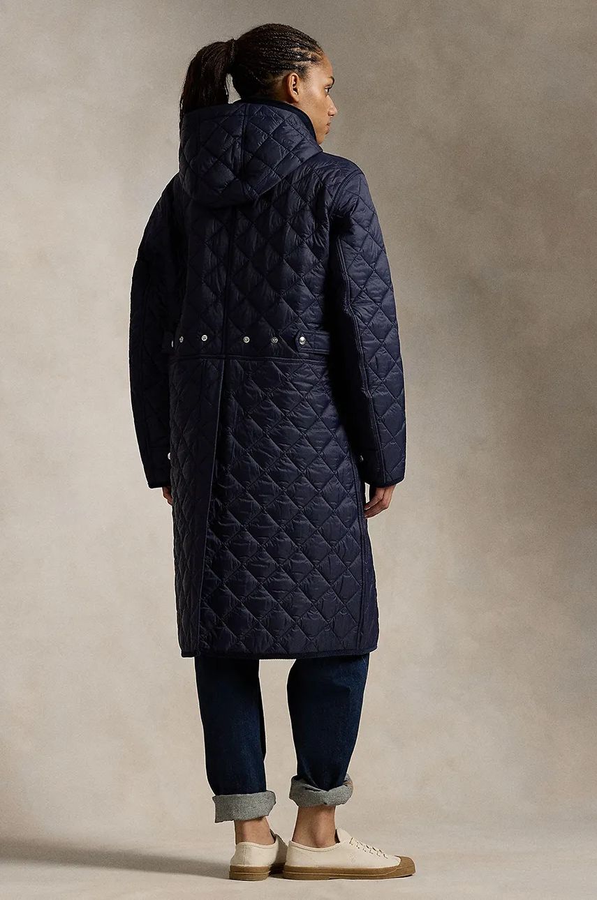 Prešívaná bunda Polo by Ralph Lauren Navy Blue Quilted Winter Coat Navy | 211941002, 1