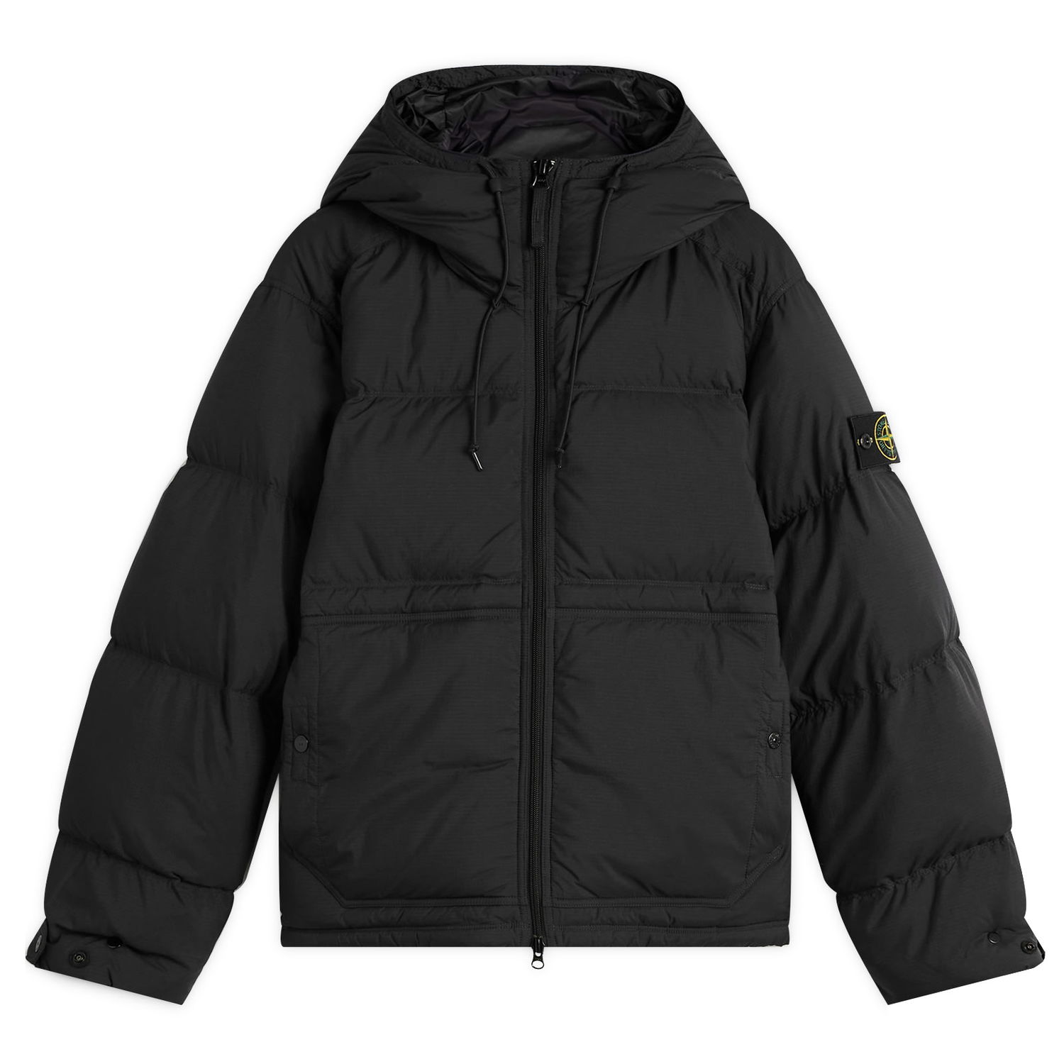 Prešívaná bunda Stone Island Ripstop Cordura Down Jacket, Size Large Čierna | K2S154100019-V0029, 0