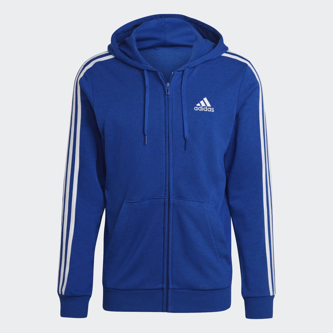 Essentials 3-Stripes Full-Zip Hoodie