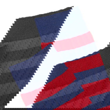 Ponožky BEAMS Beams Plus Rib Stripe Socks Navy | 3843-0012-479-39, 2