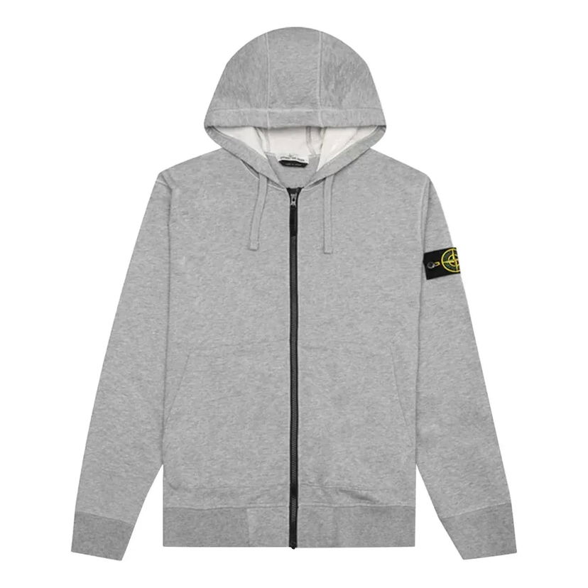 Mikina Stone Island Stone Island Hooded Track Jacket Šedá | 761564251-V0M64