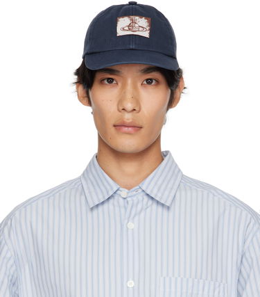 Šiltovka Vivienne Westwood Vivienne Westwood Cotton Twill Baseball Cap Navy | 81020019-W016E-, 0