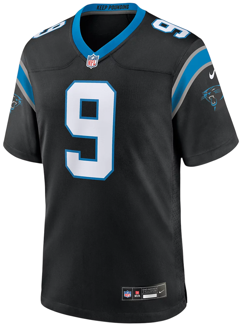 Dres Nike Carolina Panthers Game Home Bryce Young 9 Jersey Čierna | 67nm-02pg-9df-000-67nm-02pg-9df-000