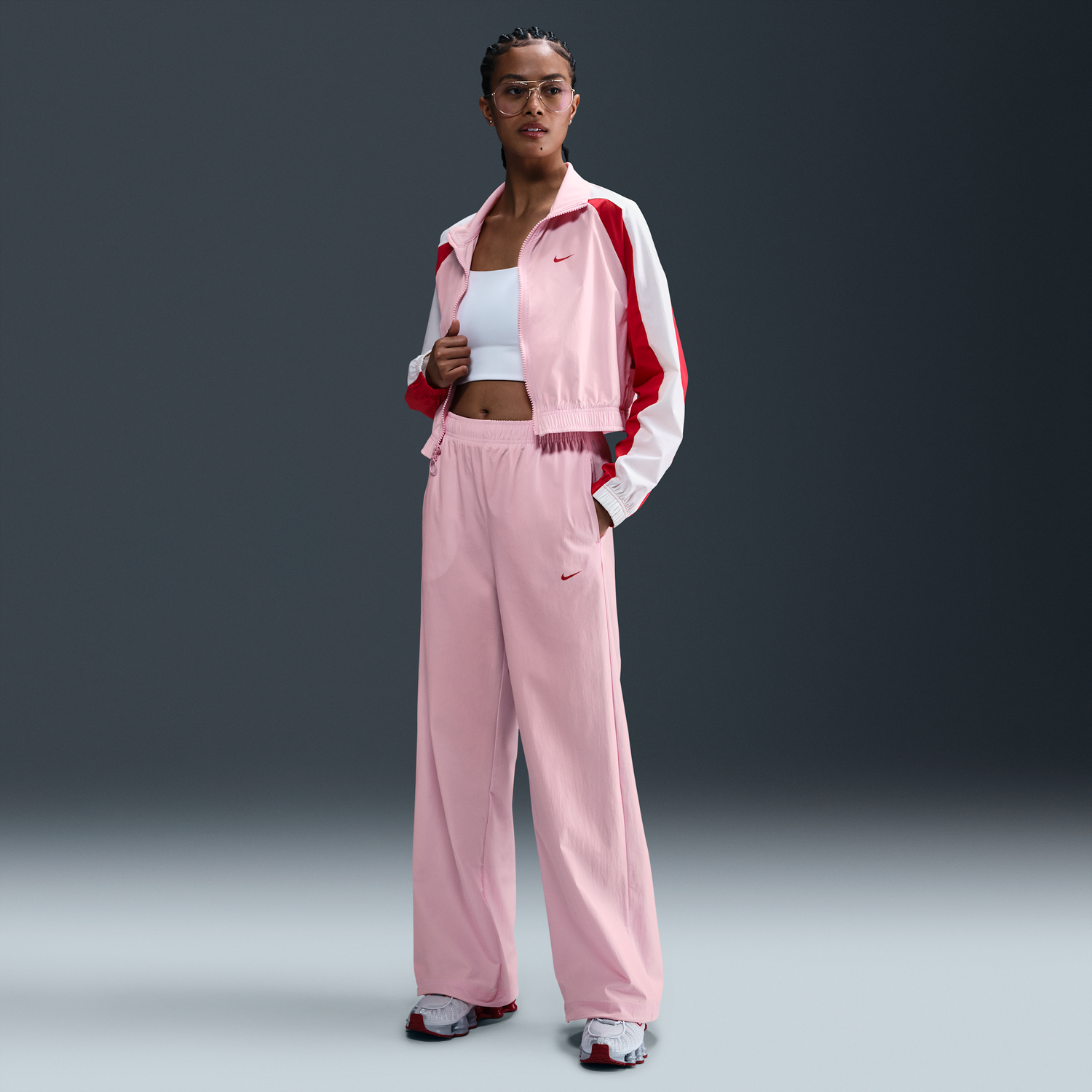 Súprava Nike Sportswear Woven Pants Ružová | IB6457-690, 0